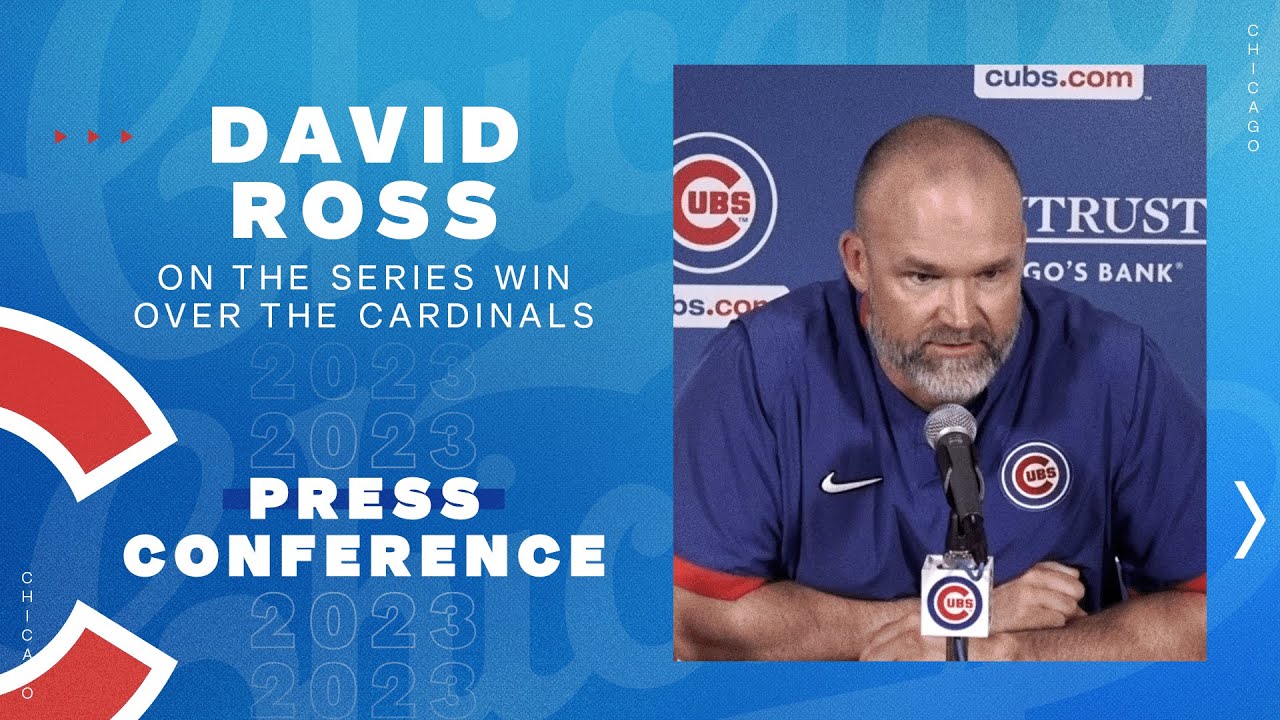 &ldquo;Taking 3-of-4 against the Cardinals is big.&rdquo;  | David Ross After Cubs Series Win Against St. Louis