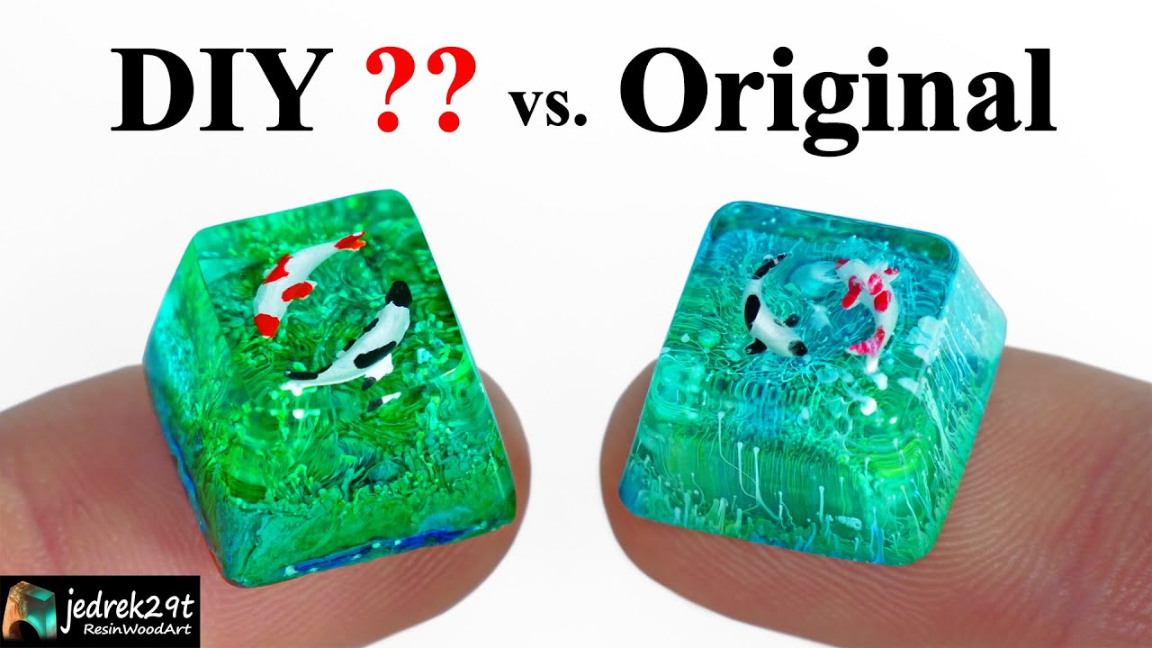 DIY Resin Custom Keycaps. Homemade #5 / RESIN ART