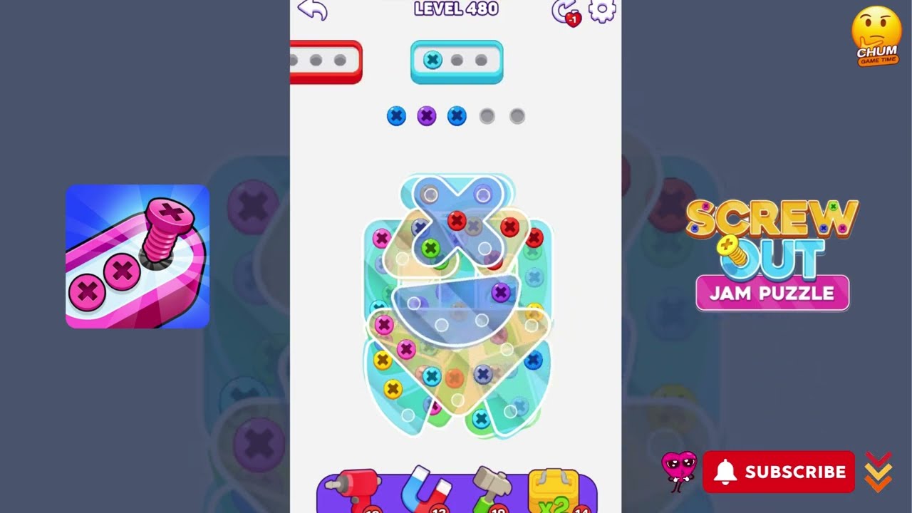 Screw Out: Jam Puzzle - Level 480 - Gameplay walkthrough