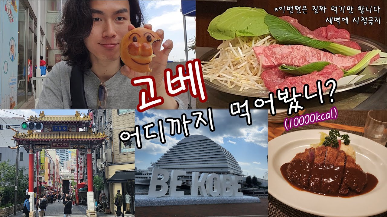 고베 푸드 파이터!! 고베의 모든 것을 먹어보았습니다(하루식비 10만원)