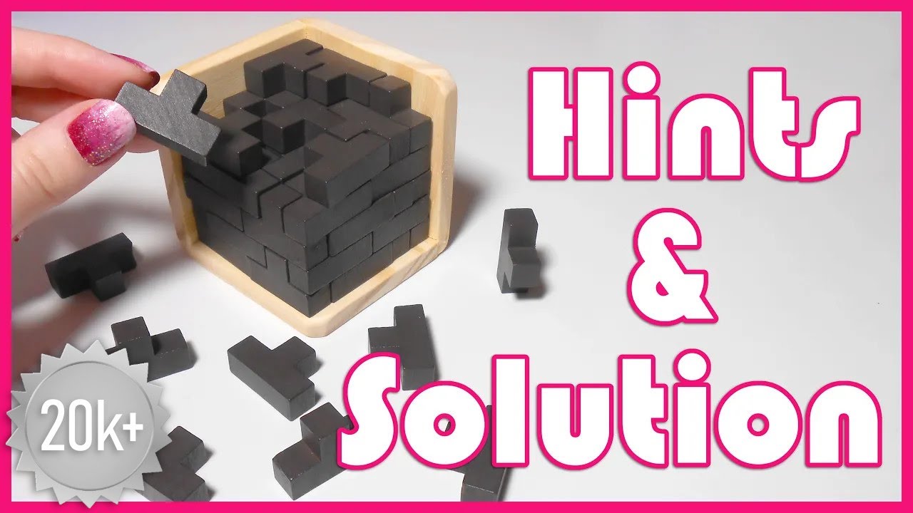 3D Wooden Brain Teaser Hints & Solution | DevinCrystie
