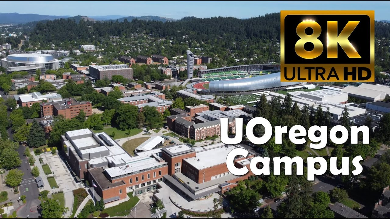 University of Oregon | UO | 8K Campus Drone Tour