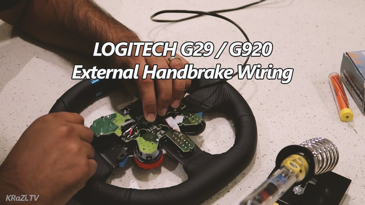 Модификация внешнего ручного тормоза LOGITECH G29 / G920