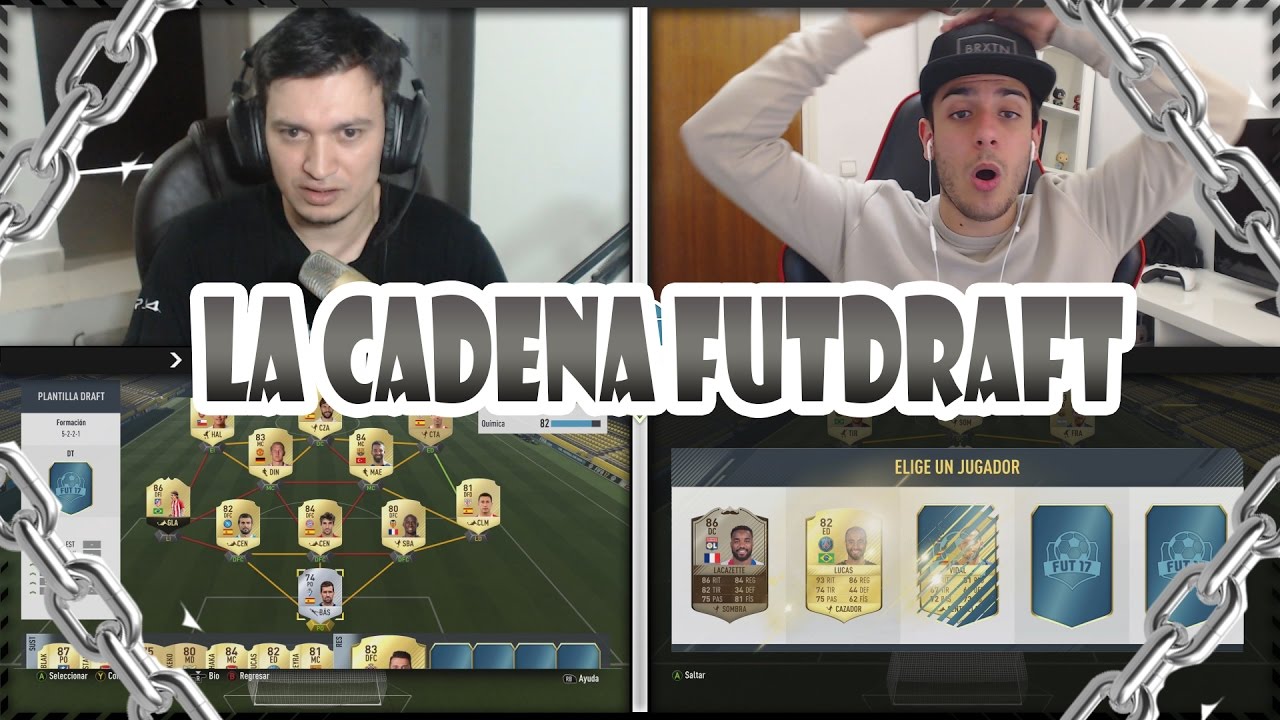LA CADENA DEL FUT DRAFT -  ROBERT PG  vs SERGIOGAMEPLAYER