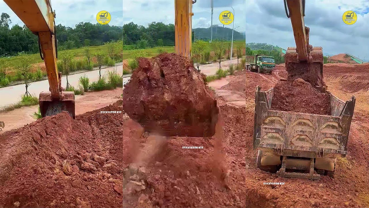How To Excavators Load Soil Onto Trucks Professionally P1561