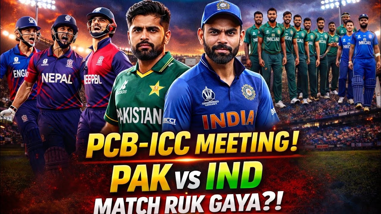 Pakistan vs India match hoga? Icc meeting with pcb 