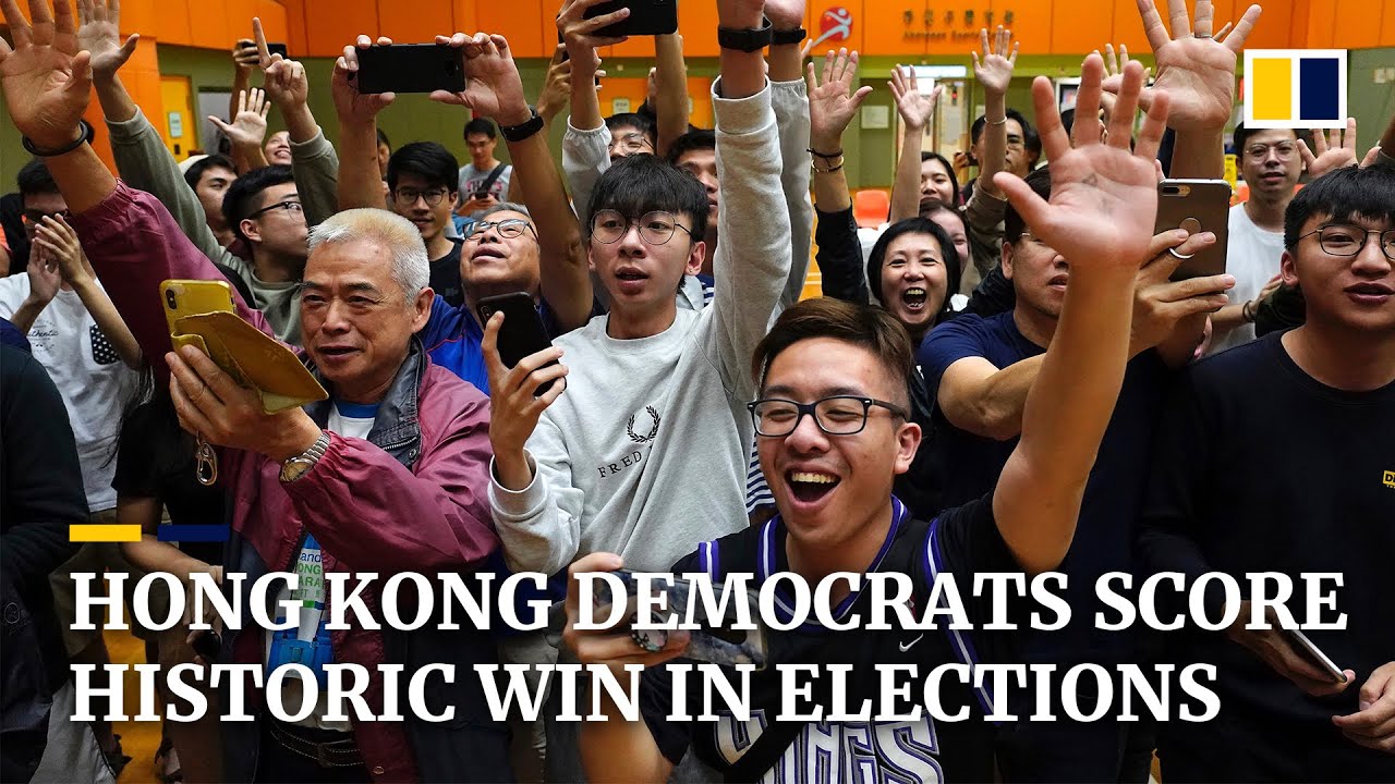 Hong Kong’s pro-Beijing camp reeling after crushing defeat in district council elections