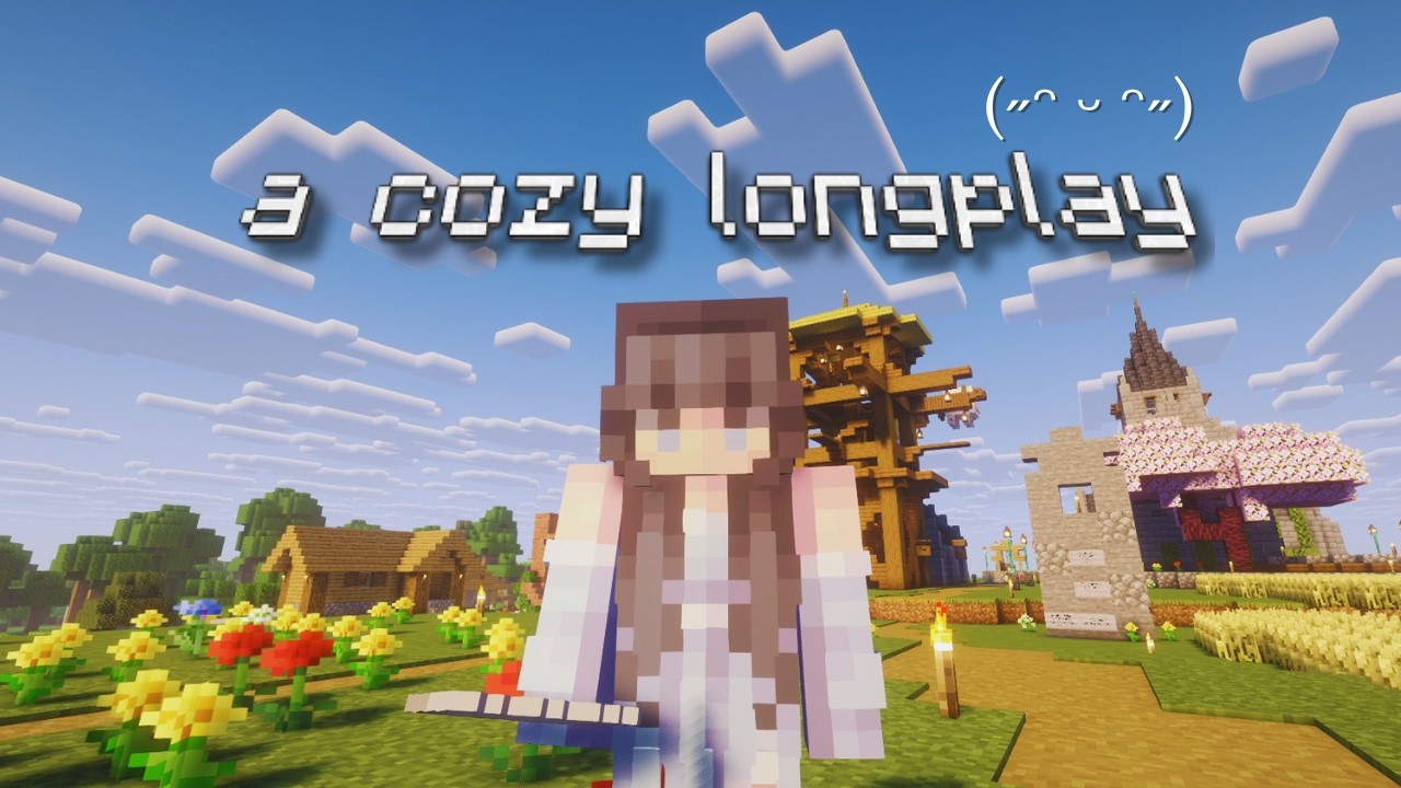 click for cozy minecraft longplay! | no commentary