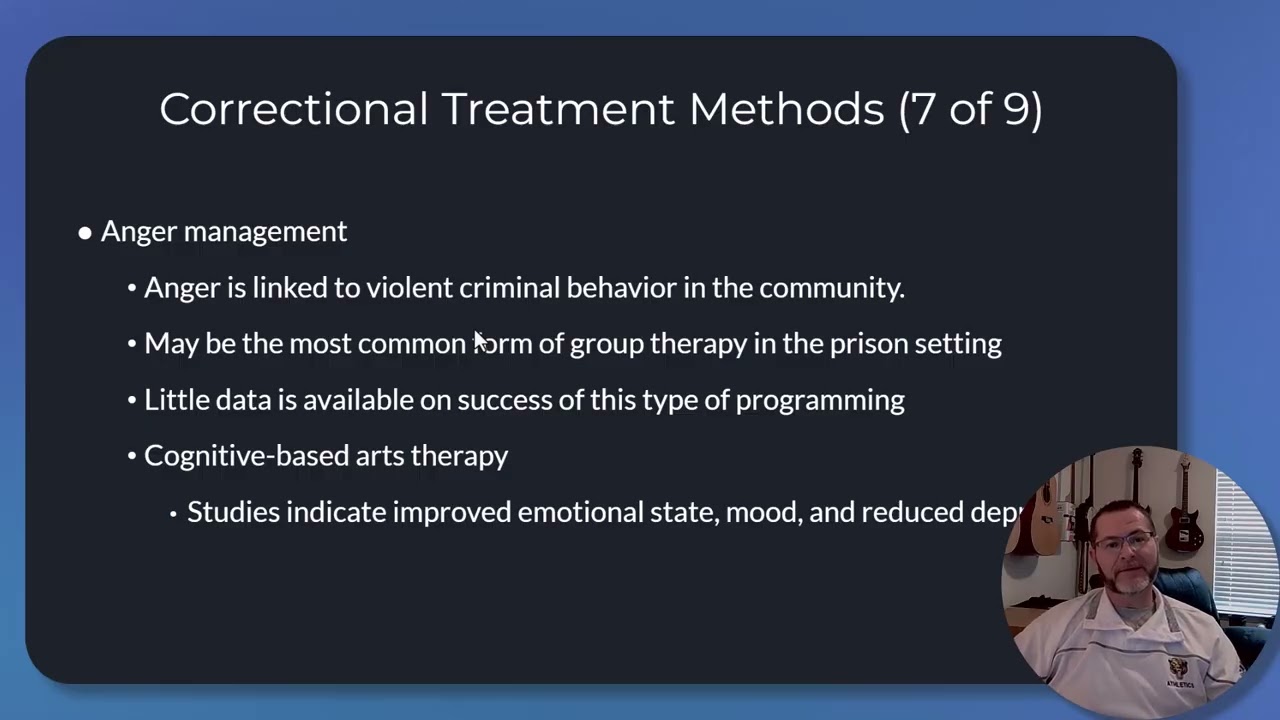 CJ 213 Lecture Chpt. 9 (Correctional Programs)