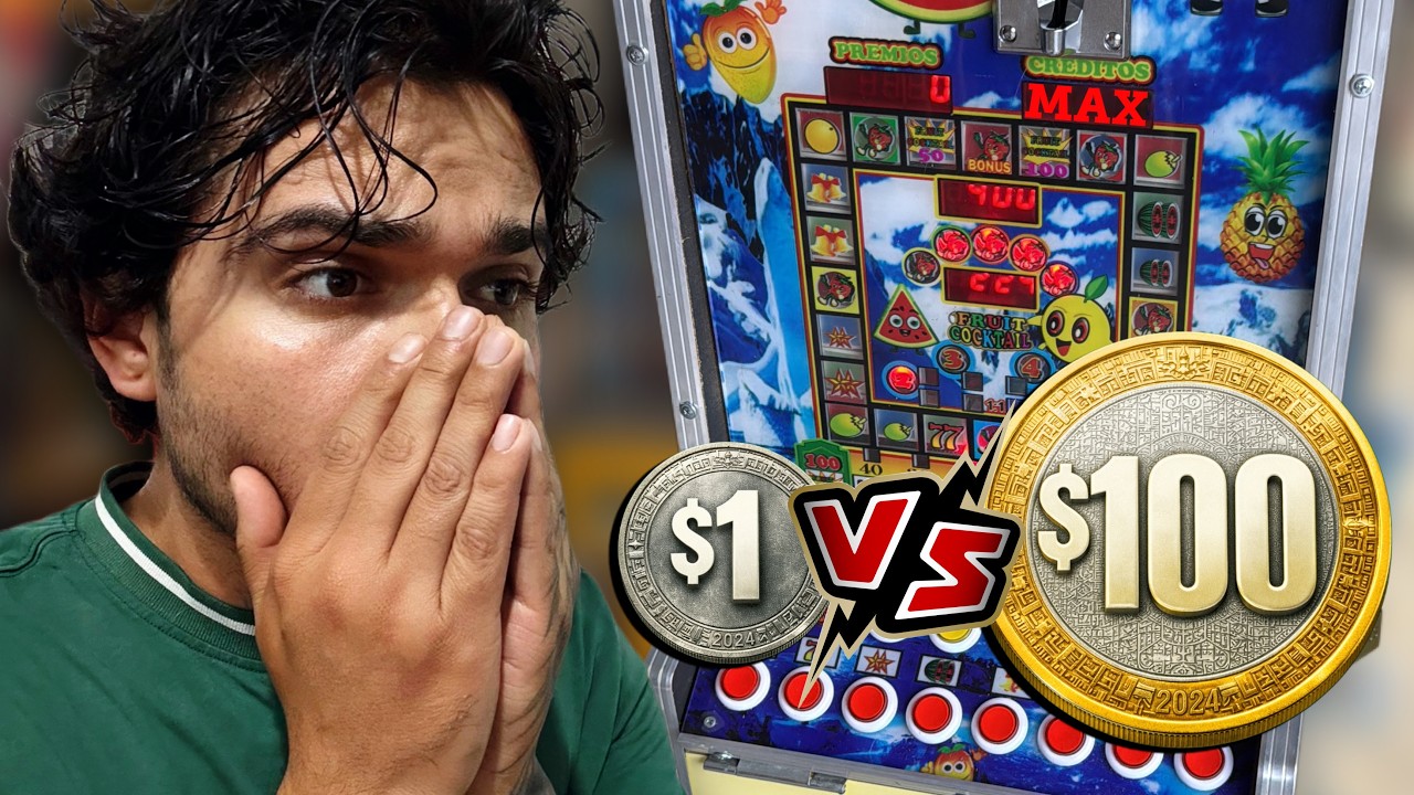 Apuestas de $1 vs $100 en las Maquinitas