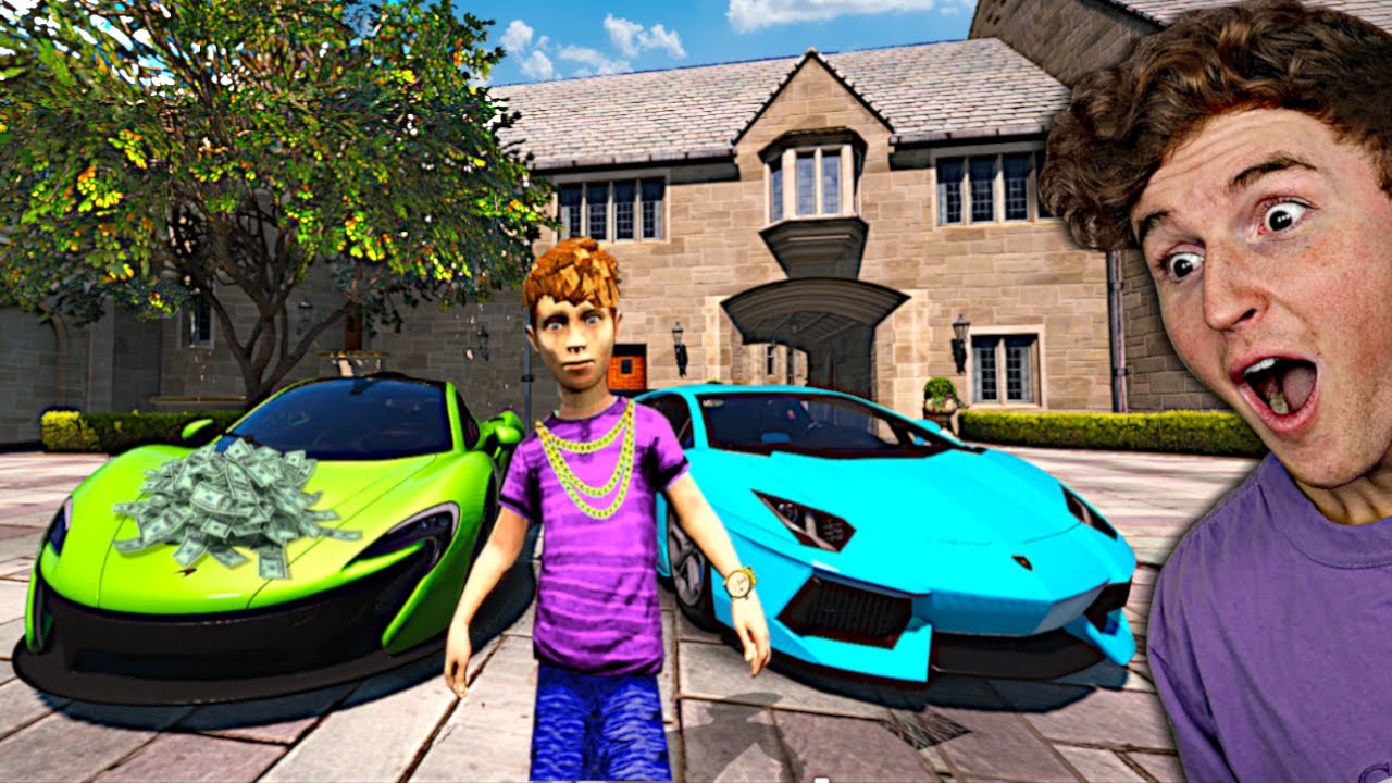Играю за самого богатого ребенка в GTA 5.. (Модификации)