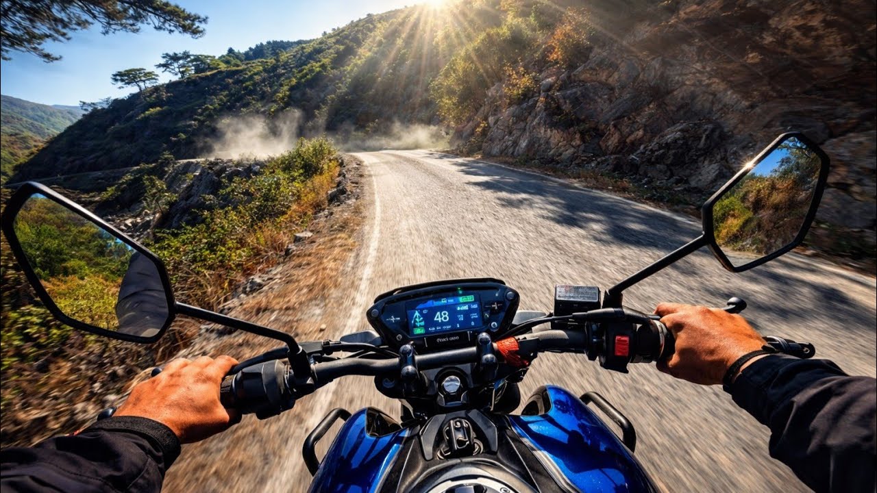 Solo Moto Travel Hits Different 🌅🏍️ Just Me, the Road, and the Silence #motovlogger #hindisong #ride