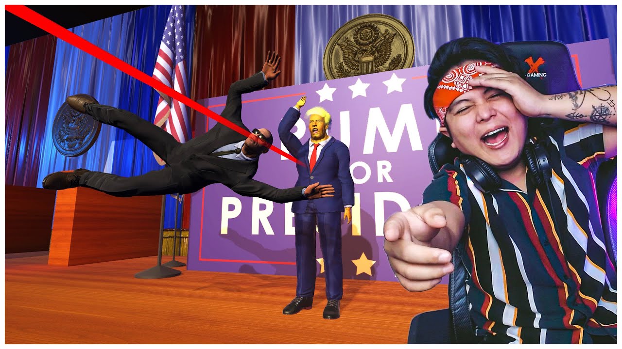 JUNIOR SAVES MR PRESIDENT | FUNNY GAME