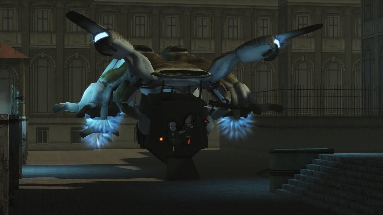 MADNESS ON ROOFTOPS! Flying in a Dropship! | City-17 Roblox!