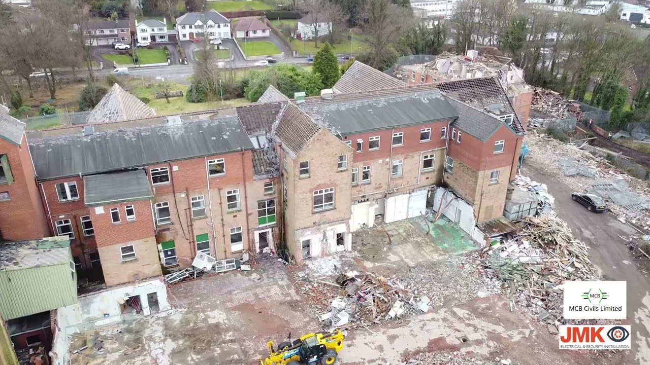 Former Tyrone County Hospital Demolition