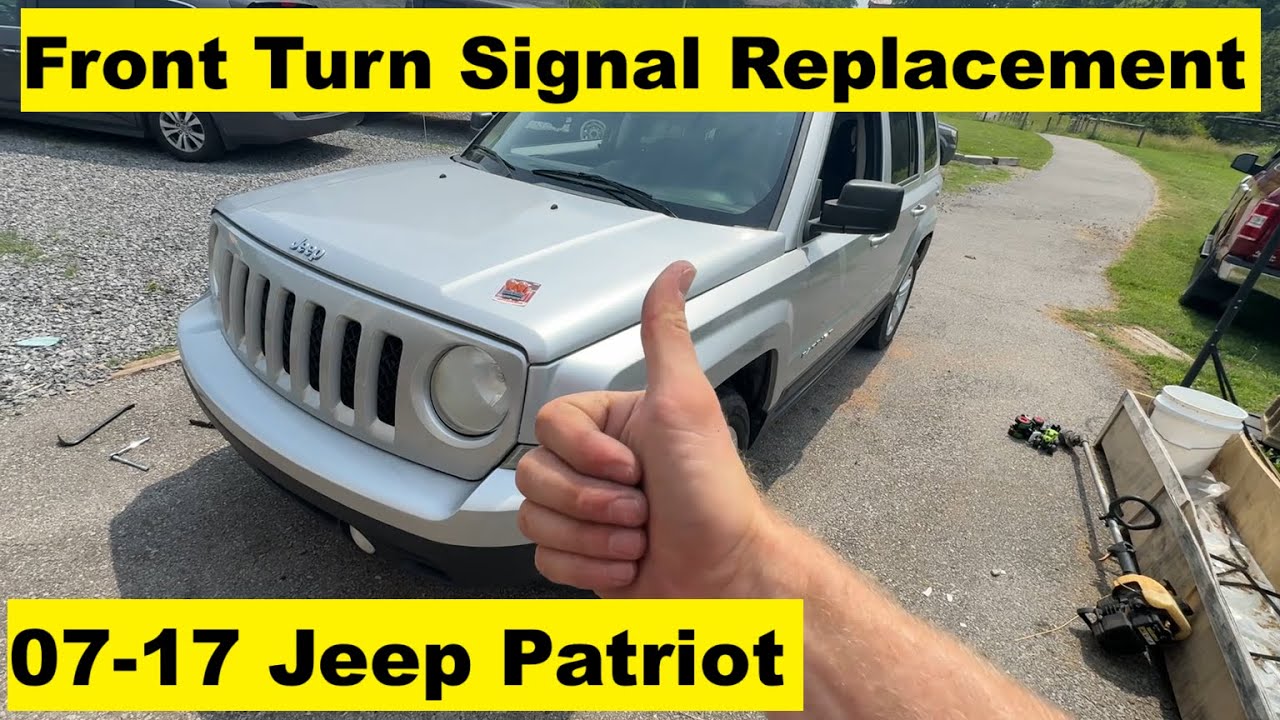 Front Turn Signal Bulb Replacement Jeep Patriot 2007-2017 07 08 09 10 11 12 13 14 15 16 17