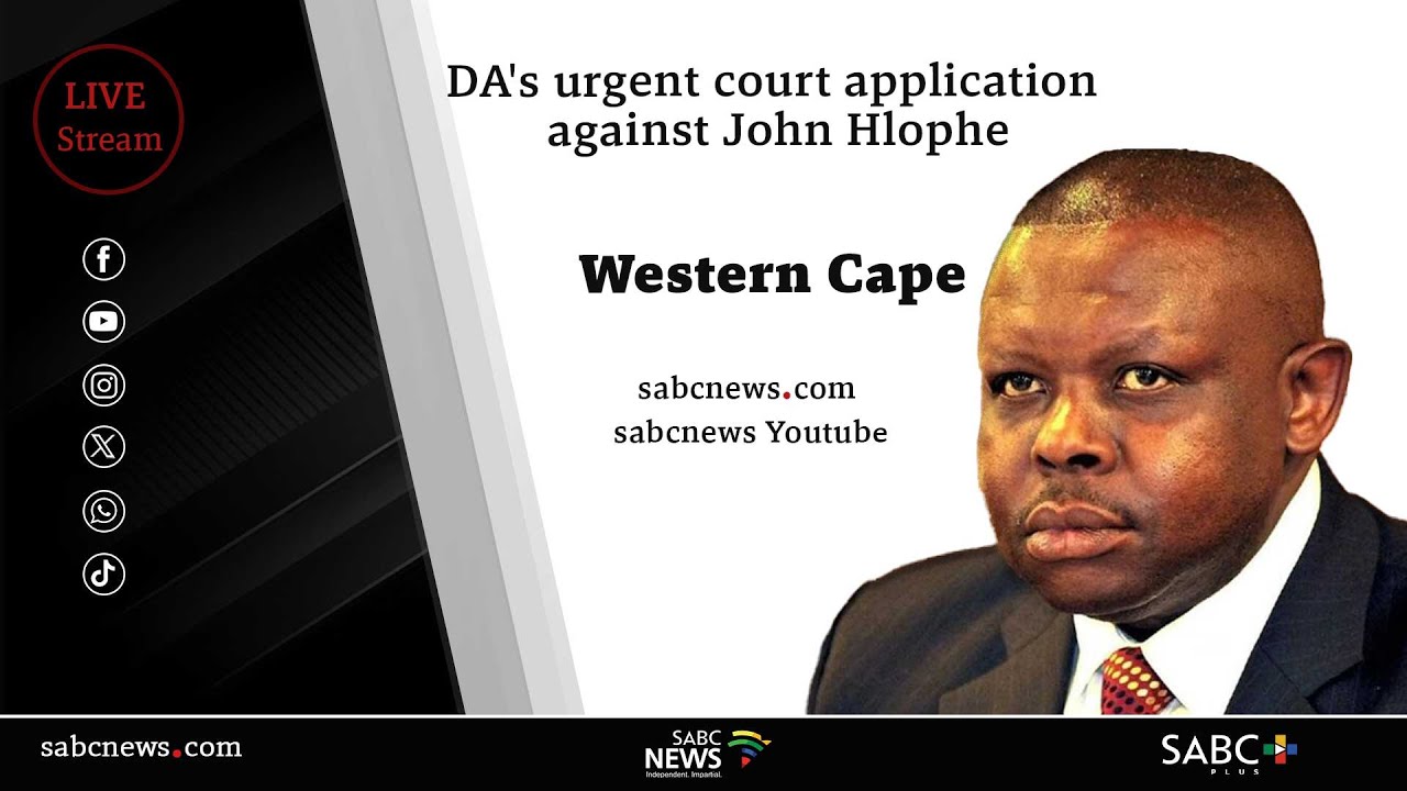 DA's  urgent court application to interdict Dr John Hlophe's JSC designation
