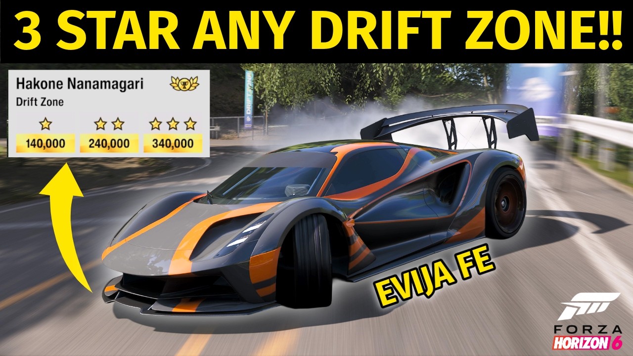 Forza Horizon 6 &mdash; эта тачка ПРОСТО БОМБА, с ней легко взять 3 звезды в ЛЮБОЙ дрифт-зоне!