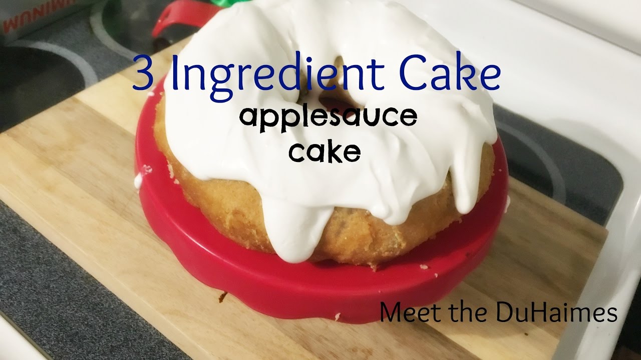 Applesauce Cake / only 3 ingredients