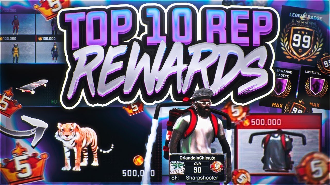 TOP 10 BEST REP REWARDS IN 2K HISTORY! ( NBA 2K15 - 2K19 )
