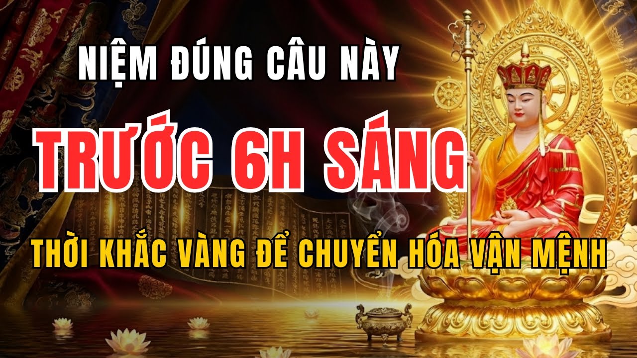 Bí Mật Phật Dạy: Niệm Đúng Câu Này Trước 6h Sáng – Nghiệp Tan Phước Đến, Giàu Sang Tự Tìm