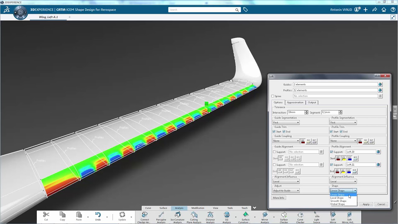 Aero Surface Modeler - CATIA