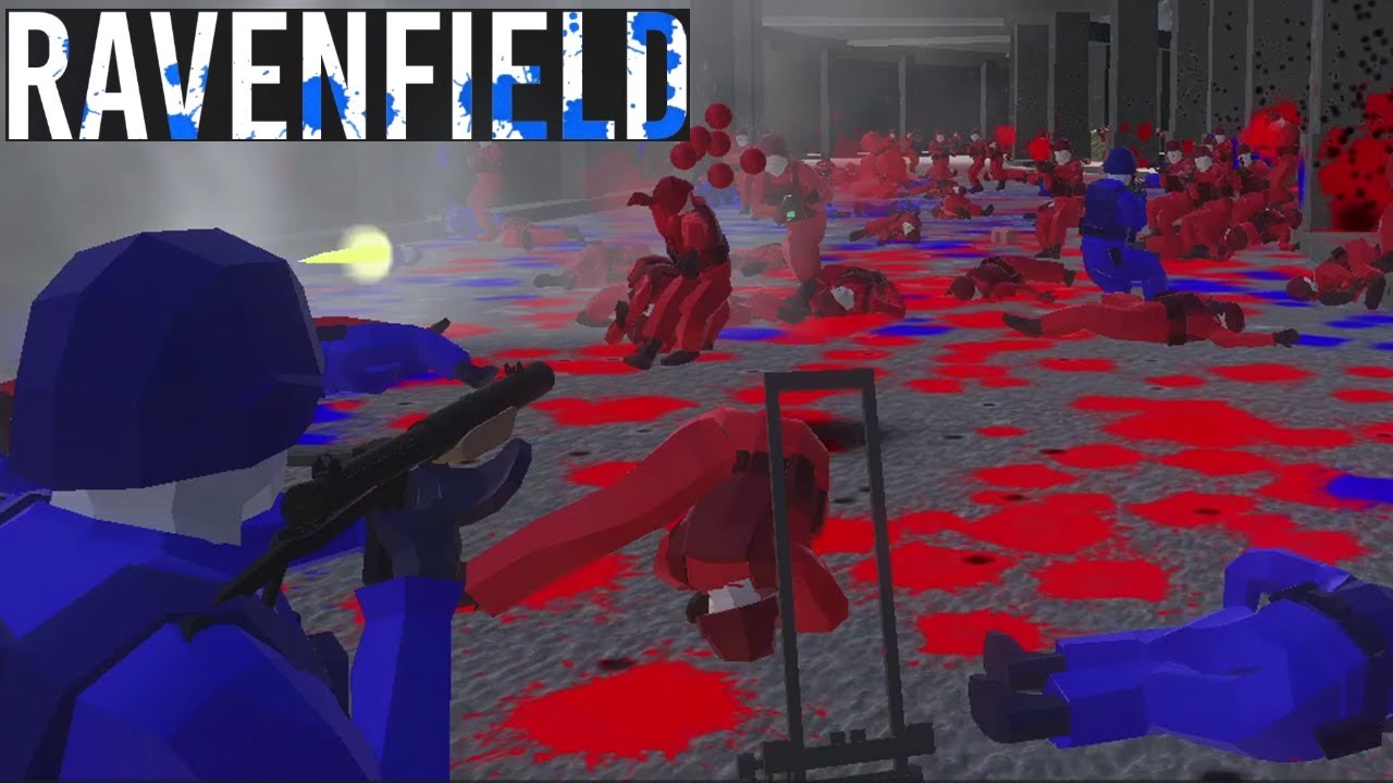 We Put Far Too Many Soldiers on this Tiny Tunnel Map Utter Carnage!! in Ravenfield - Insane Battle
