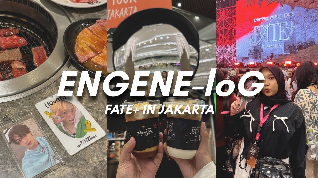 [ENGENE-loG] enhypen fate+ in jakarta day2 concert vlog ~ 240818 | 엔진로그