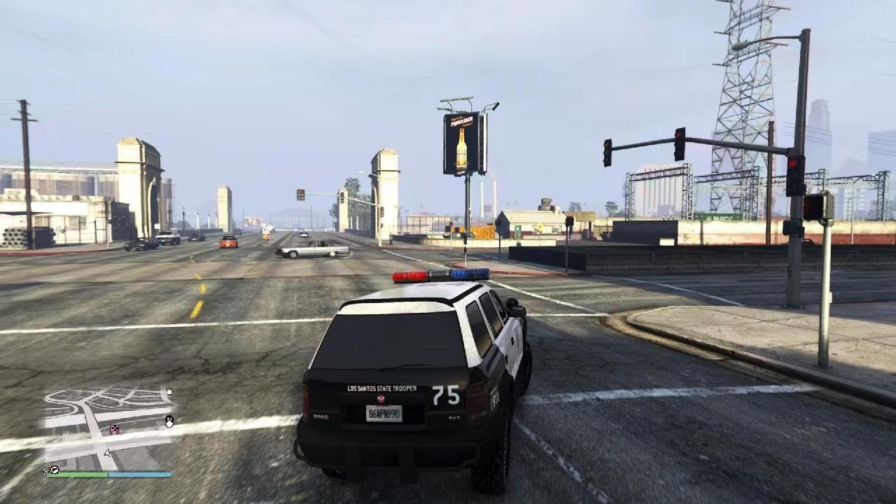 Grand Theft Auto V RP Cop vs Traffic Issue