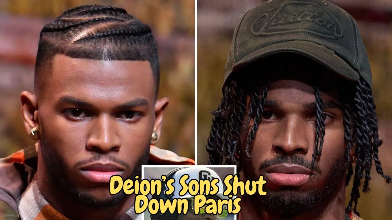 Shedeur and Shilo Sanders Have Fans Talking After Paris Fashion Week Drop-In