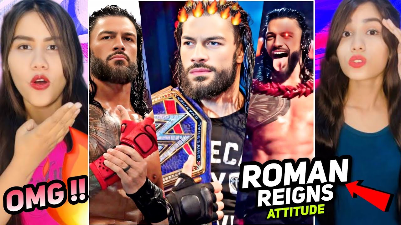 Reaction On WWE ROMAN REIGNS Latest Trending Dangerous Attitude 😈Reels