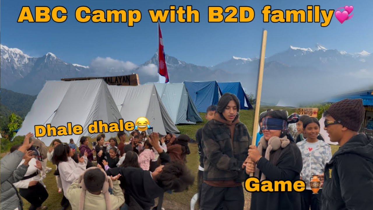 ABC Camp With Bhilo group | Picnic | Babal ramilo❤️| #b2dtwins #australiancamp