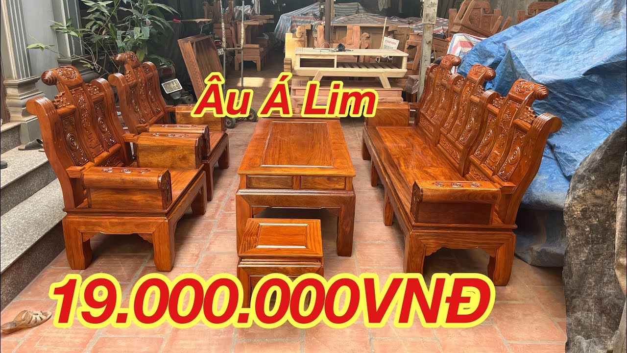 Chỉ 19Tr Bộ Âu Á Cuốn Thư Vách Đục Hoa Lá Tây Gỗ Lim | Xưởng Phạm Đỗ