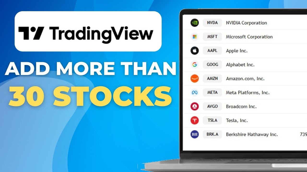 How To Add More Than 30 Stocks In Tradingview Watchlist - More Watchlist Tradingview Trick