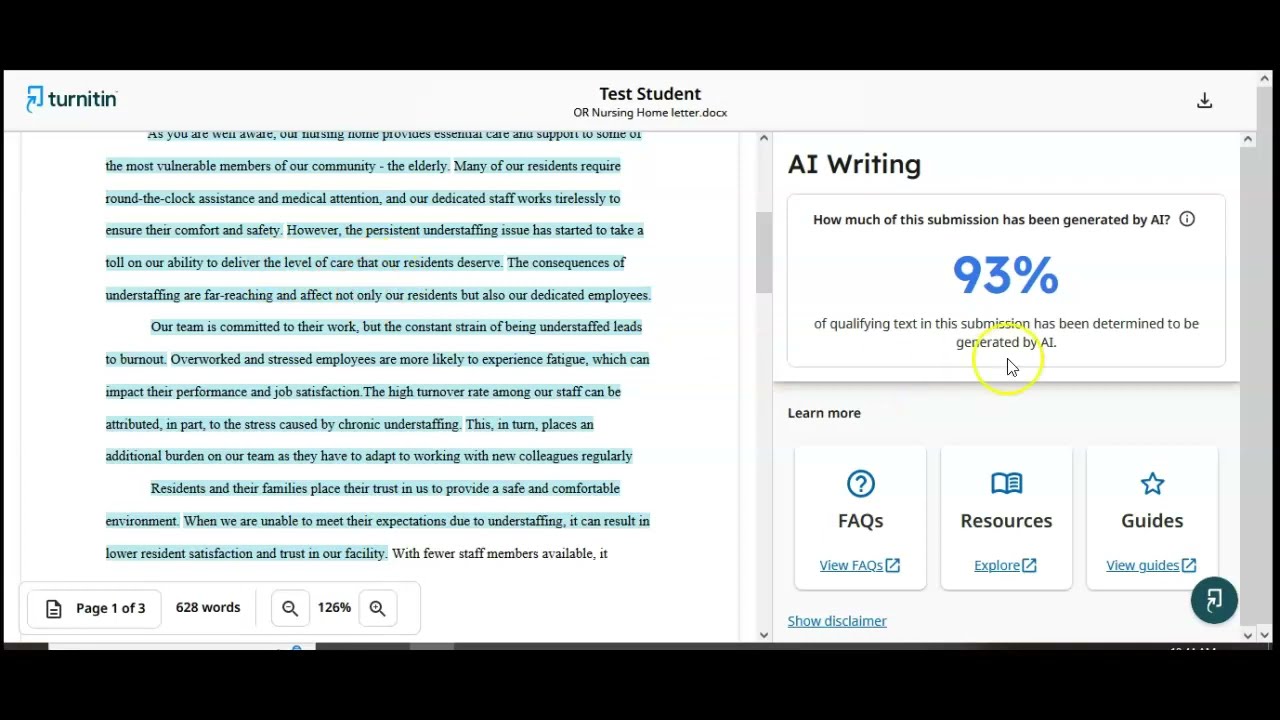 Использование Turnitin в Canvas для обнаружения использования искусственного интеллекта (для инст...