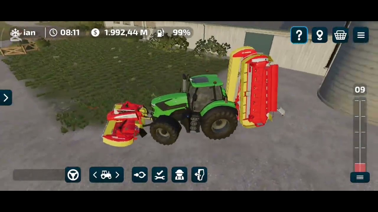Farming Simulator 23 Making hay bales part 1 💪❤️🙏