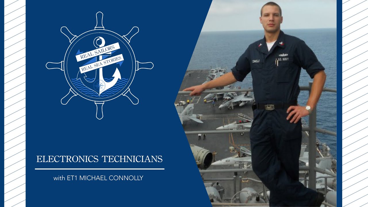 ВМС США, специалист по передовой электронике, с участием ET1 Коннолли.