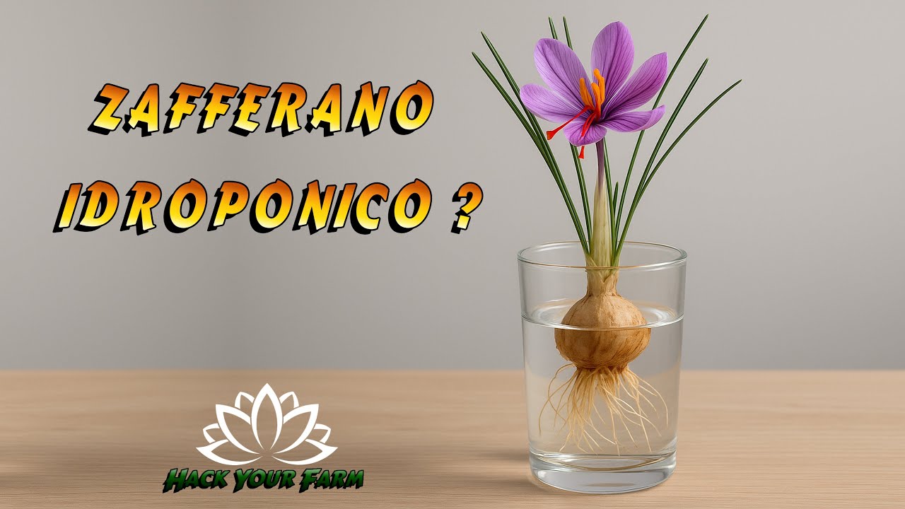 Zafferano in Idroponica: È Possibile Coltivarlo Fuori Suolo? 🌱 [Esperimento Hack Your Farm]