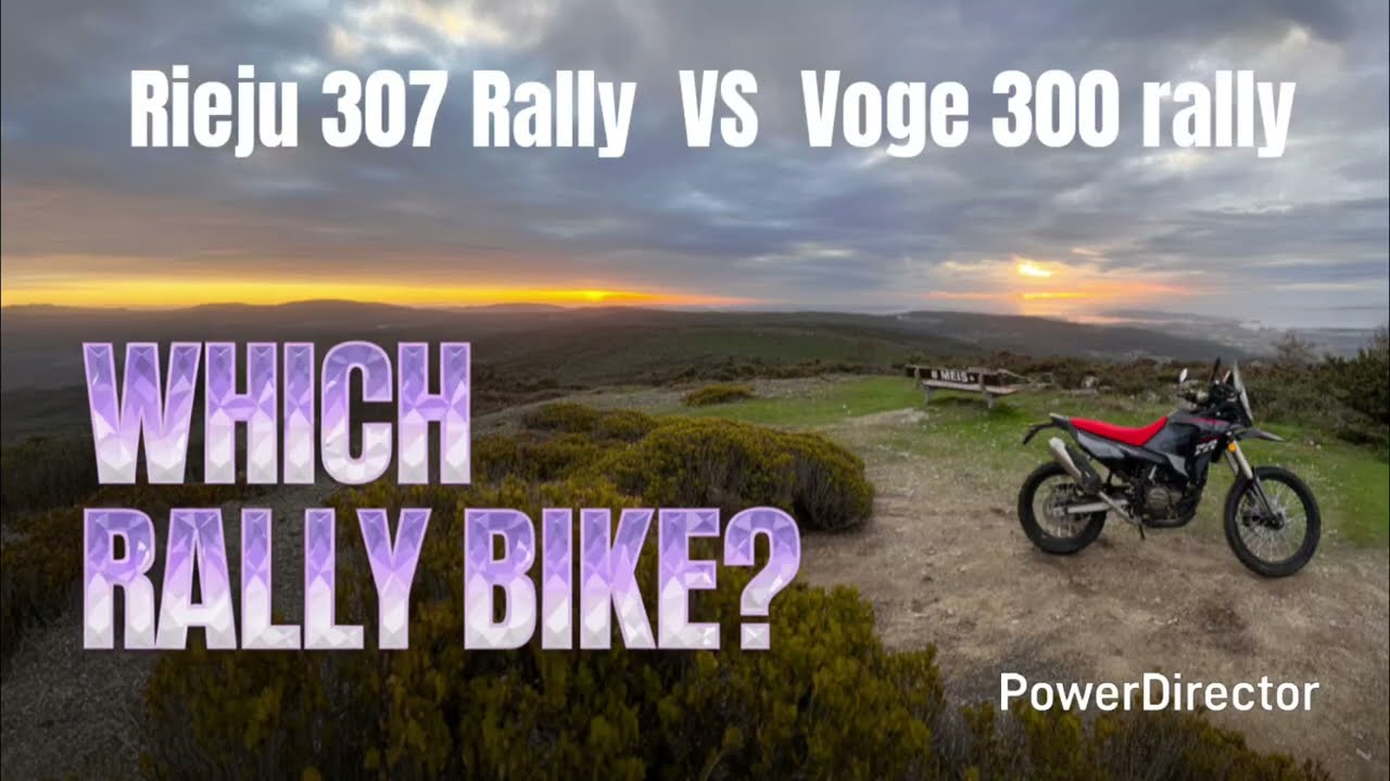 Prueba Rieju 307 Rally. La comparamos con su principal rival, la Voge 300 Rally.
