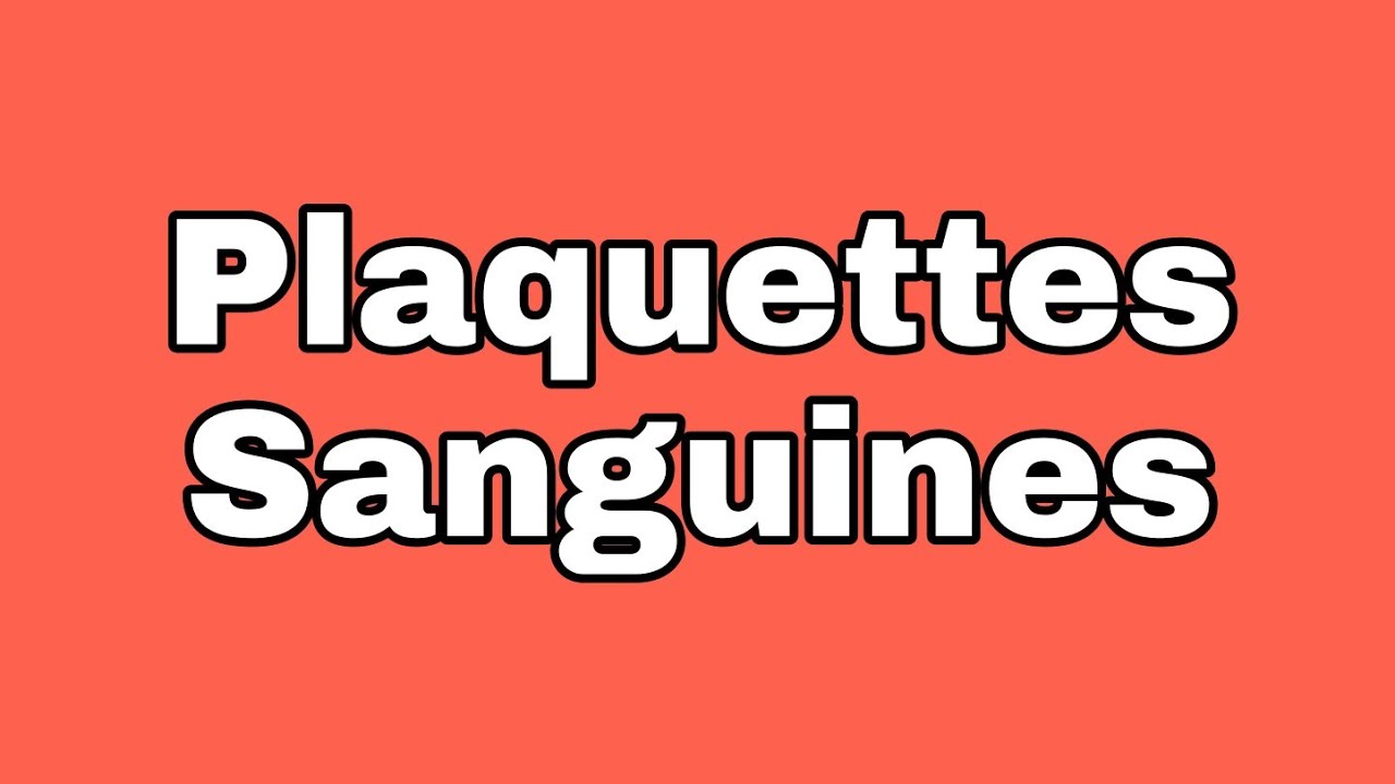 Les plaquettes sanguines et plaquettog&eacute;n&egrave;se مود عربي