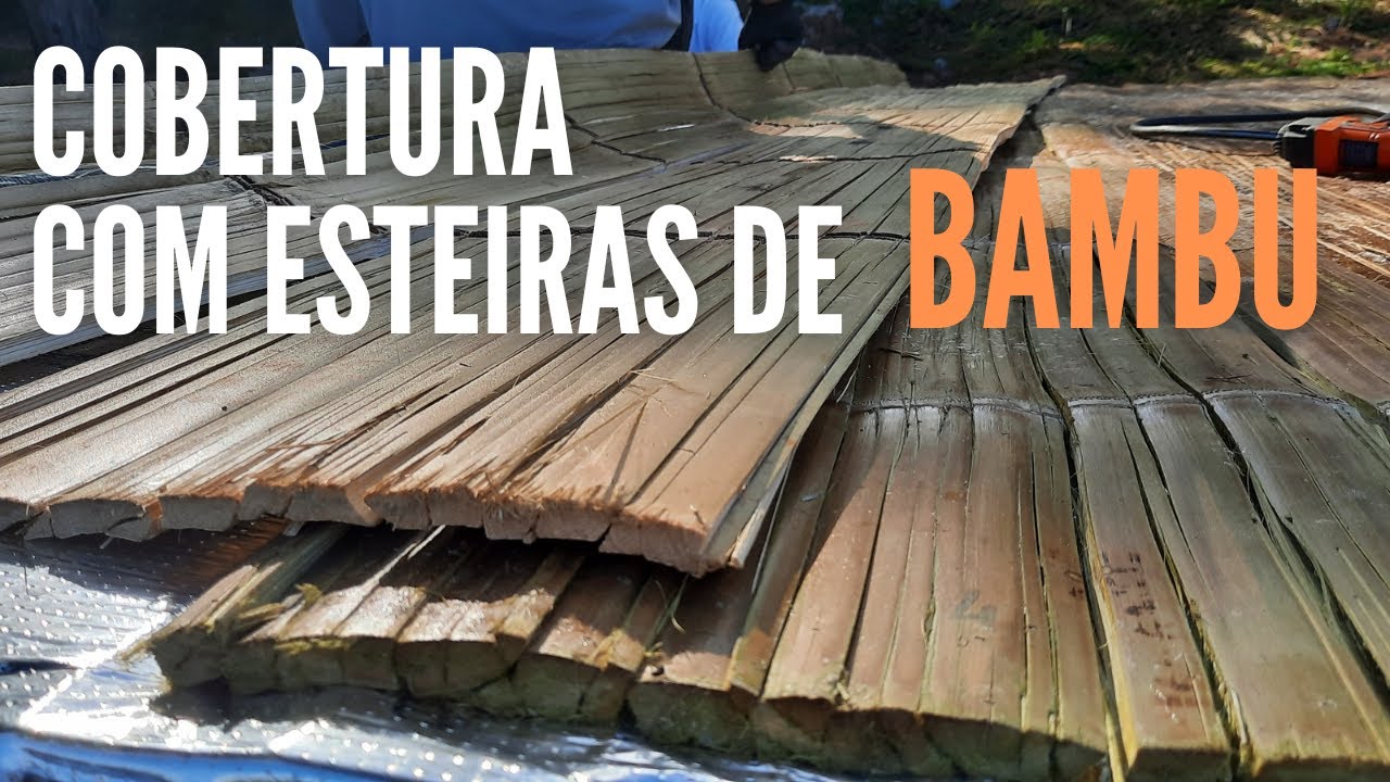 Telha de bambu - Com esterilla
