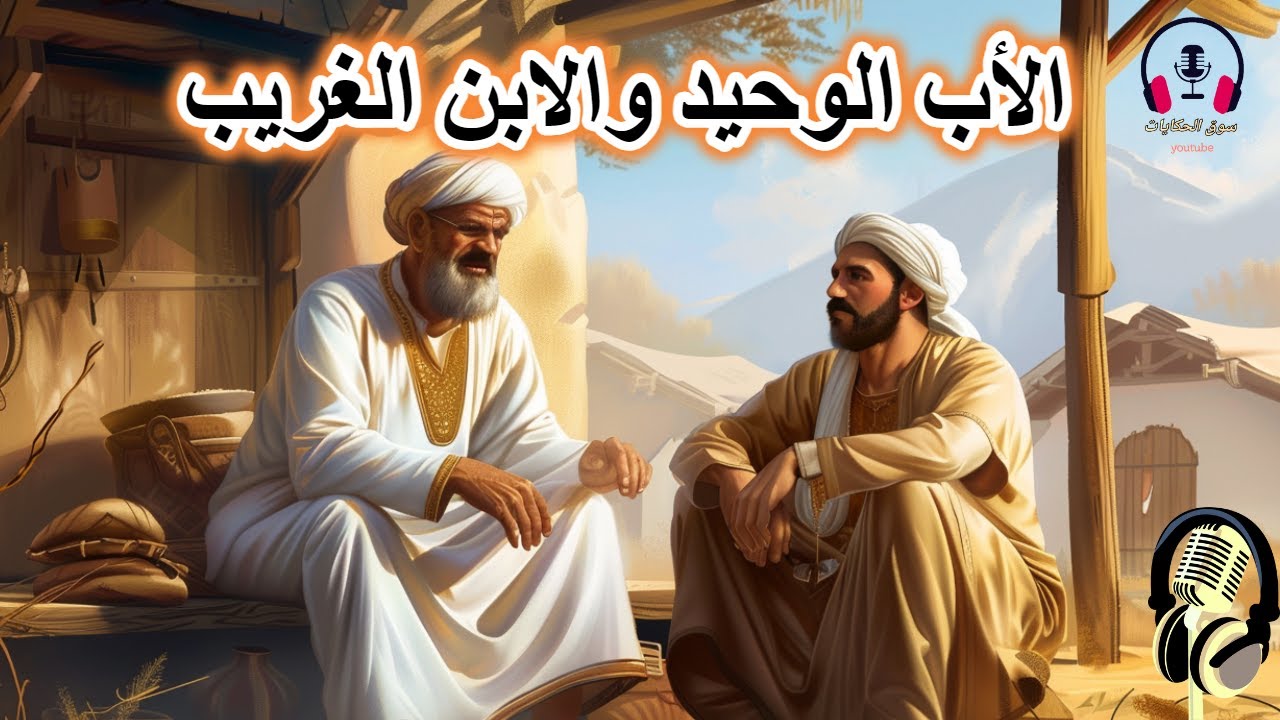 قصة الأب الوحيد والابن الغريب، من القصص الخيالية المعبرة قبل النوم، ضع السماعات واستمع، سوق الحكايات