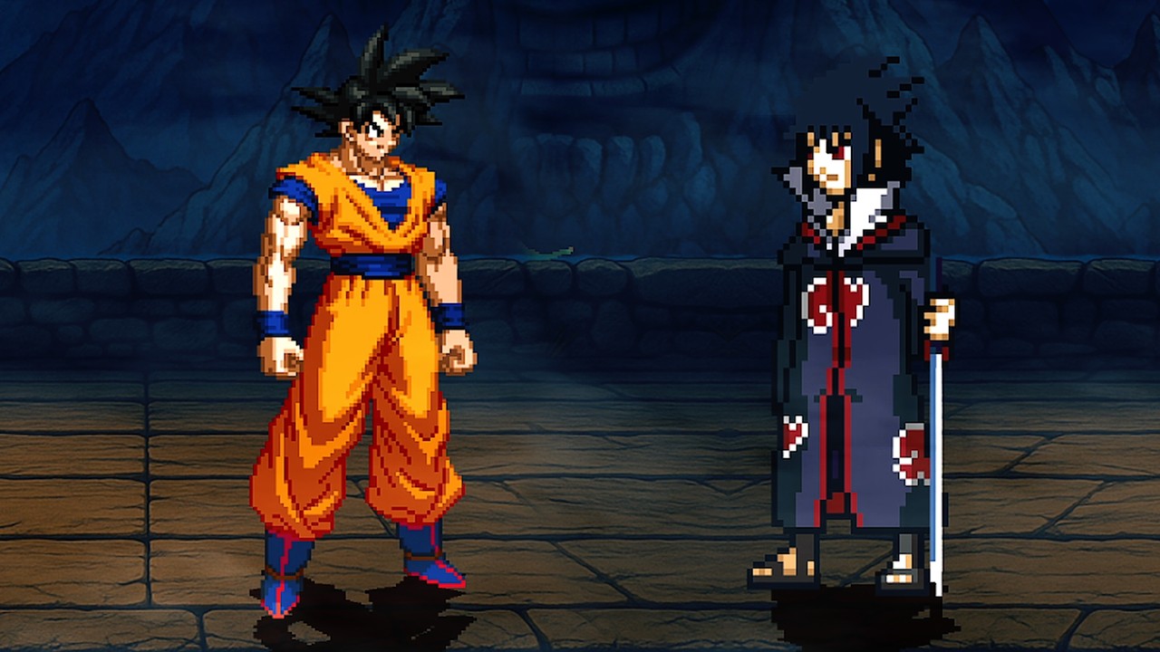 Goku Vs. Sasuke Uchiha - The Cursed Eye