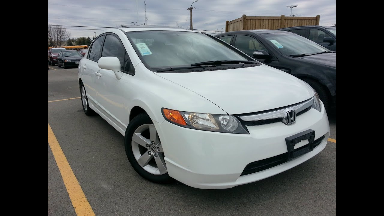 Honda Civic EX 2008 года выпуска, осмотр и обзор автомобиля