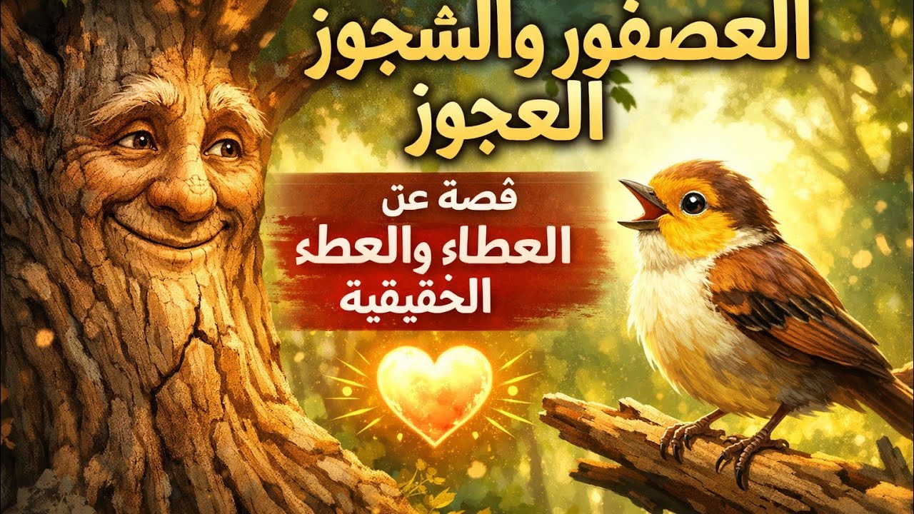 العصفور والشجرة العجوز | قصة مؤثرة عن العطاء والقوة الحقيقية