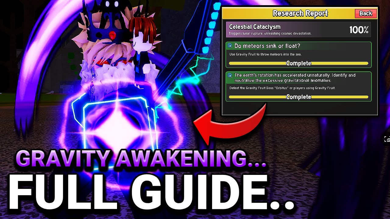 NEW GRAVITY AWAKENING FULL GUIDE!! | GRAVITY AWAKENING | Blox Fruits...