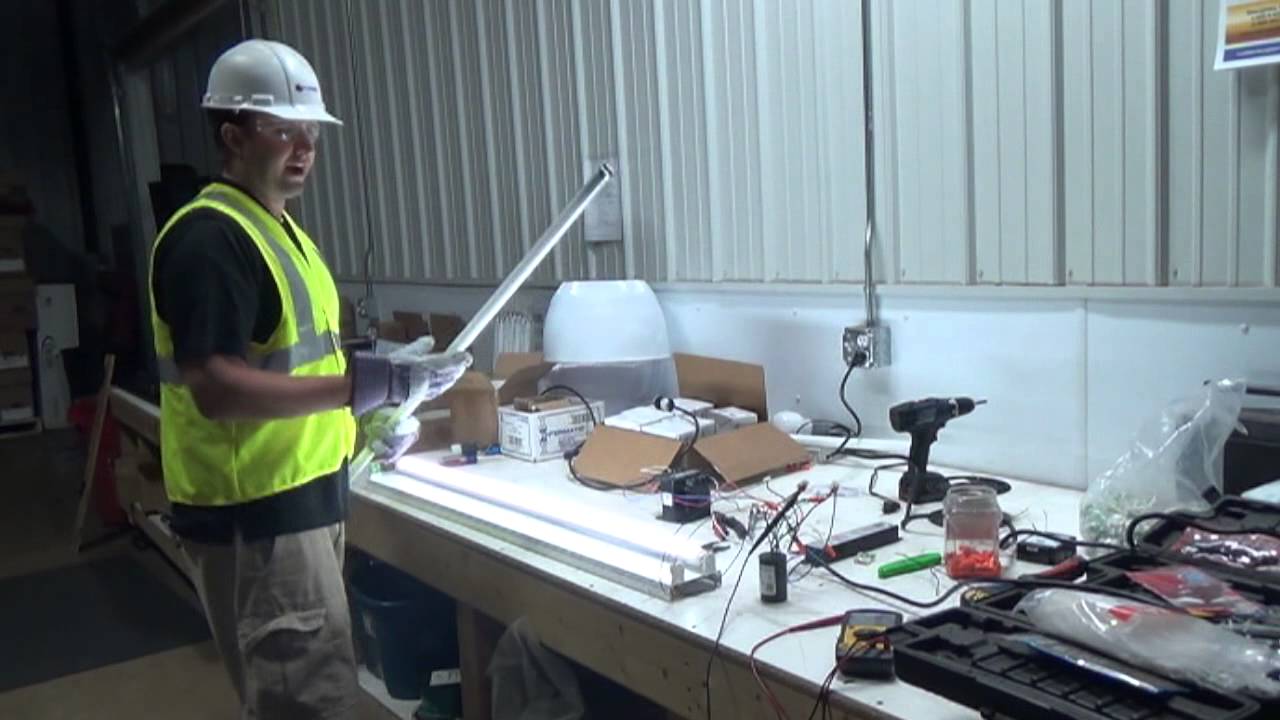 Internal LED Tube Safety Demonstration