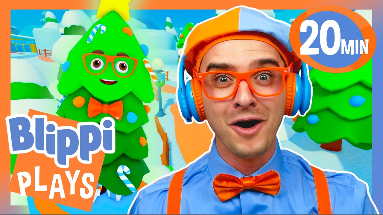 Find the Blippis - CHRISTMAS Edition! 🎄❄️ | BEST OF BLIPPI PLAYS | Roblox Gaming Videos for Kids