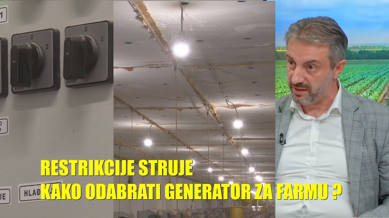 NEMA STRUJE - Kako da odaberete GENERATOR STRUJE - agregat - ŠTA VUČE NAJVIŠE STRUJE NA FARMI ?