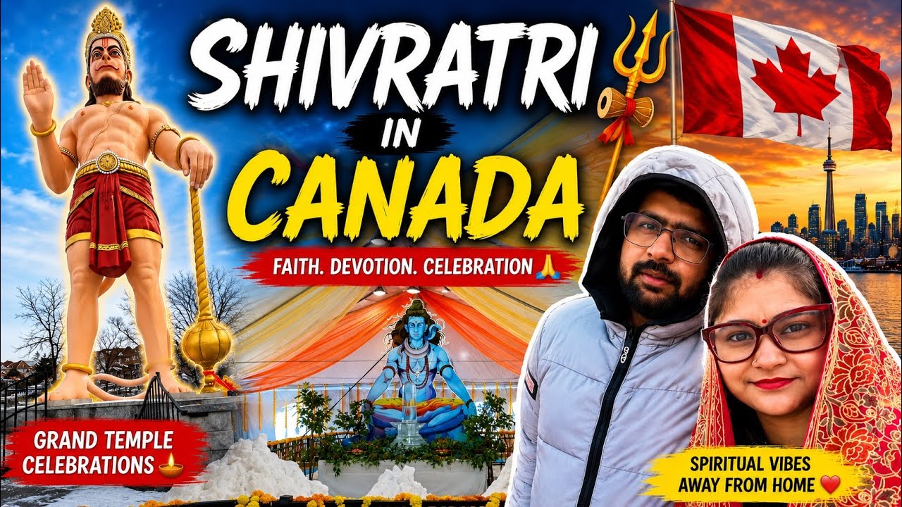 Shivratri Vlog❤️ | Shivratri in Canada🎉| Shivratri 2025🌸